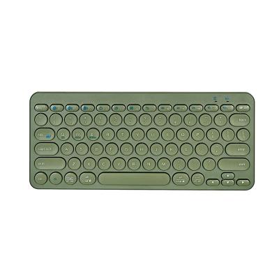 China Wholesale Colorful Wireless BT Mute Ultra-thin and Portable Wireless Keyboard for Android Apple Windows for sale