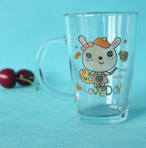 China Custom made personalization transparent glass drinkware for sale