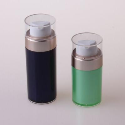 China 1oz 2oz 30ml 50ml Plastic Acrylic Airless Pump Bottles Double Wall Airless Containers for sale