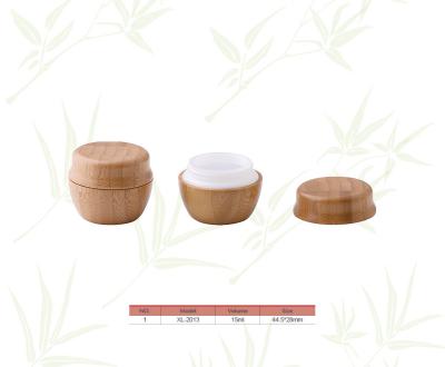 China Good Quality 15ml Bamboo Cream jar for sale