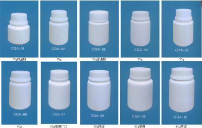 China 15g-1000g Solid Round Square PE Bottles with anti-theft caps for sale