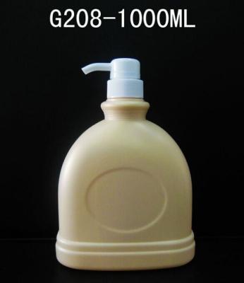 China 1000ml plastic shampoo bottle, 1L PE shampoo bottle, 1000ml Children Shower gel bottles for sale