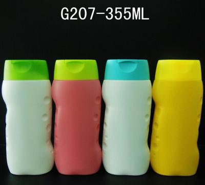 China 2015 New design children shampoo bottle, 355ml Lotion Bottle, PE bottle with flip top cap for sale