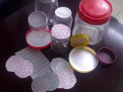 China Glass/ Plastic Bottle Aluminium Induction Cap Seal, PET aluminium foil cap seal liners for sale