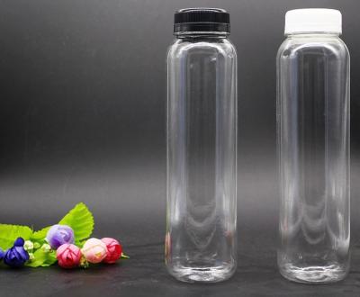 China Transparent 350ml plastic juice bottle, Top Quality PET water beverage bottle manufacturer for sale