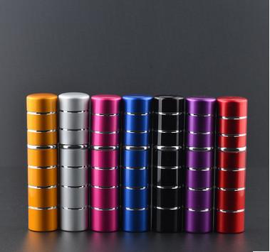 China Supply 5ml aluminum coil perfume atomizer Aluminum perfume Glass bottles for sale