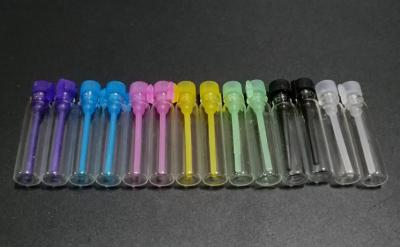 China 0.5ml 1ml 2ml 3ml test perfume bottles glass perfume vial, test sample bottle, Essential oil sample bottles for sale