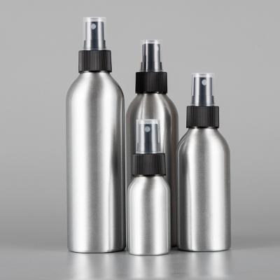 China Aluminium Spraying Surface Handling Aluminum Bottle for Durable Packaging Solutions 30ml, 40ml, 50ml, 60ml, 80ml, 100ml, 120ml, 150ml, 200ml, 250ml, 500ml aluminium spray bottle perfume bottle for sale