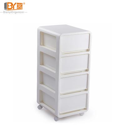 China China Wholesale Modern High Capacity Lockers With Drawers Home Multi Layer Storage Cabinet With Wheel for sale