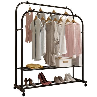 China Ddsign Large Space Mulit Hanger Clothes Storage Coat Coat Rack Adjustable Portable Dry Rack Shelf Metal Plated (Other) Hanger for sale