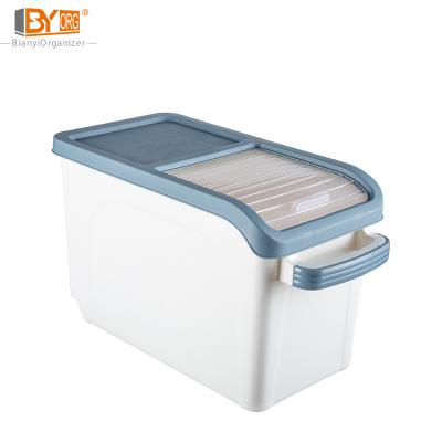 China Freshness Preservation Sealed Rice Storage Container 10kg Clear Plastic Rice Dispenser Storage Box 5L Rice Storage for sale