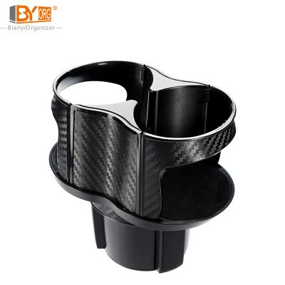 China Luxury Car Cup Holder Double Adjustable Cup Holder Sunglasses Phone Organizer Drinking Bottle Holder for sale