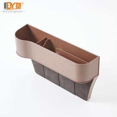 China ABS Luxury Plastic Car Console Side Sofa Car Seat Space Organizer For Pocket for sale