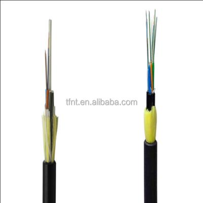 China aero outdoor cheap conduit g652d g657a single mode 288 144 96 12 24 48 core adss fiber optic cables for sale