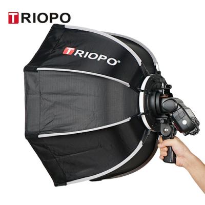 China Triopo ks90 90cm Umbrella Softbox ks90 Aluminum Octagon For Godox V860II TT600 TT685 tr950ii Speedlite Flash Soft Box for sale