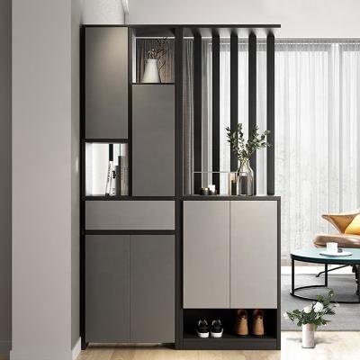 China Extendable Living Room Modern Single Hall Wardrobe Large Storage Space Partition Side Cabinet for sale