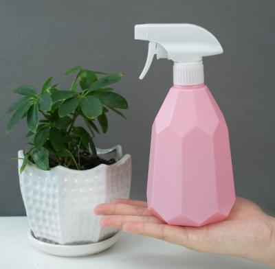 China High Quality Pink Trigger 500ml PP Resin Plastic Trigger Tools Watering Cans Garden Trigger Sprayer With Bottle Garden Sprayer for sale