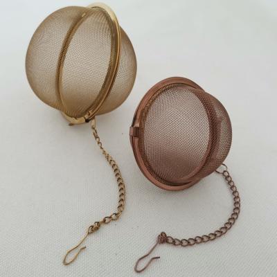 China Sustainable 304 Steel Filter Ball Tea Infuser Tea Strainer For Filter Tea for sale