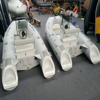 China DeporteStar 12FT Boat Rib360 Fishing With CE 3.6m Fiberglass Hull Boat Rigid Inflatable Fishing Boat for sale