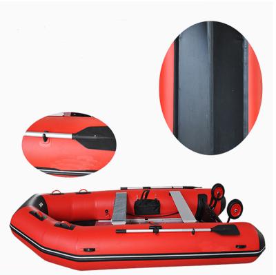 China UV Stabilize Cheap PVC Materia Inflatable Boat Self Inflatable Rubber Dinghy for sale