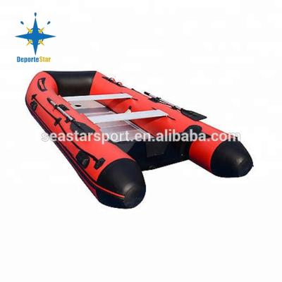 China Hot Product 470cm PVC Inflatable Boat With Electric Motor for sale