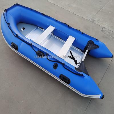 China Fishing Factory 3-4 Person Inflatable Fishing Boat PVC Inflatable Boat for sale