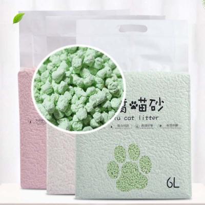 China China Wholesale Pet Product Cat Toilet Viable Spherical Tofu Plant Cat Sand Manufacturer for sale