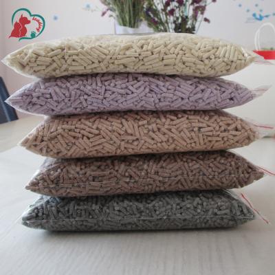 China Sustainable Low Dust Unscented Cat Litter Soy Fiber Cat Litter for sale