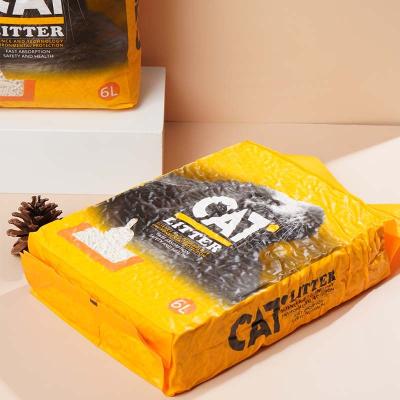 China 2020 Viable Hot Selling Deodorant Clumping Plant Natural Cat Litter Tofo Cat Litter for sale