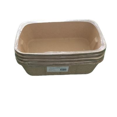 China Paper Pulp Stored Molded Disposable Cat Litter Tray for sale