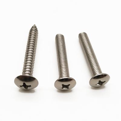 China m1.4 m2 m3 m4 m5 m6 fastener large truss head self-tapping screw oval pan head Screws For Plastic Te koop