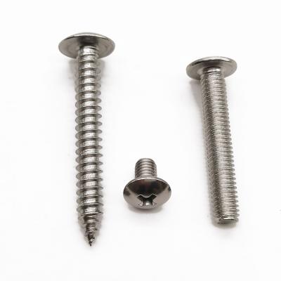 China Stainless Steel Screw Bolt Set JISB1111T Phillips Truss Head Large Flat Round Cross Screw Bolt Te koop