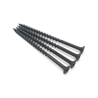 China Cross Flat Head Drywall Screw Set Wood Jinning  Black Gypsum Drywall Screw en venta