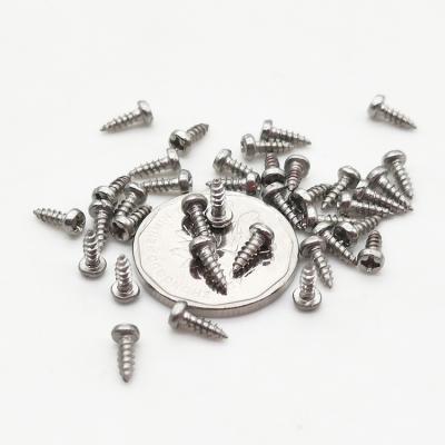 China 1mm Pan Head Phillips Stainless Steel Screw Set Mini Small Size Micro Screw For Electronics Te koop