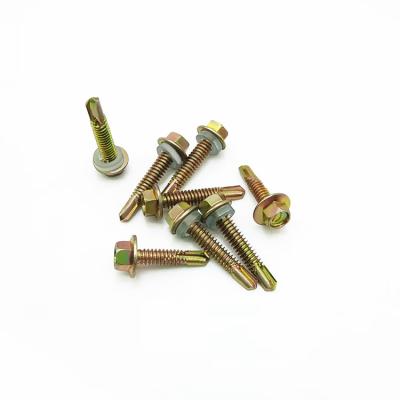 China Hex Flange Head Self Tapping Screw Set Jininng Self-Drilling Tapping Screws Te koop