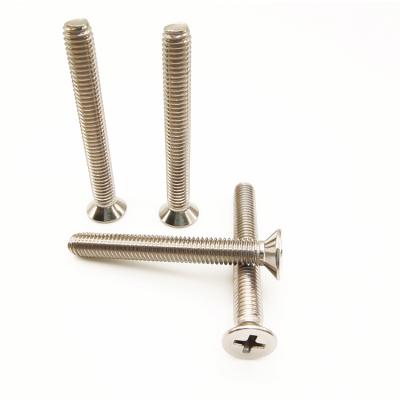 China 304 316 Stainless Steel Screw Bolt Set Flat Head Cross Recessed Countersunk DIN965 Bolt for sale