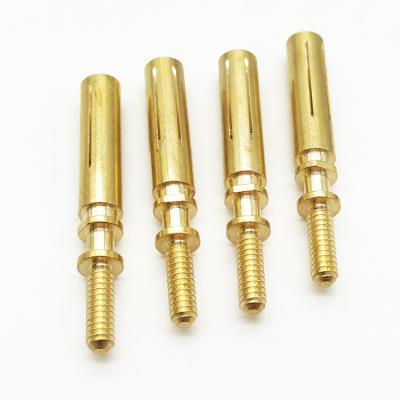 China JINNING Automotive Brass Fittings Customized Brass Fittings Hexagonal Copper Column Te koop