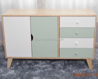 China 2 Door Eco-friendly Living Room Wooden Cabinet With Drawers for sale