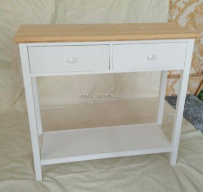 China Eco - Friendly Wooden Chinese White Console Table For UK Market for sale