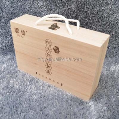 China Handmade Wooden Gift Packing Box For Honey for sale