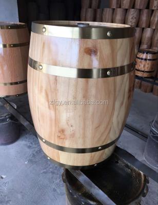 China Raw Material Imported Natural Wooden Wine Barrel for sale