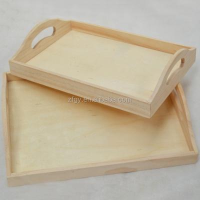 China Sustainable wooden food baking tray for sale