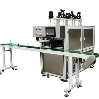 China 12.6KW Automatic Cream Filling Machine Six Color Eyeshadow Concealor Face Color for sale