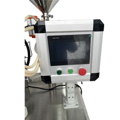 China Two-color body lotion screw heating filling machine with large capacity for sale