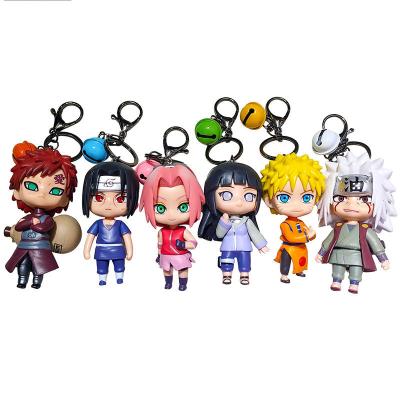 China Glass Accessories Cartoon Anime Key Chain Sasuke/itachi/kakashi Acrylic Key Chain for sale