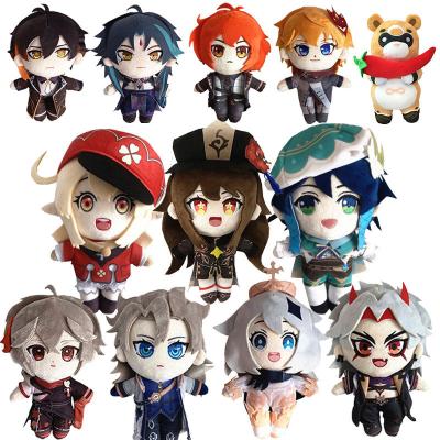 China 20cm Japan Design 34 New Styles Genshin Impact Cartoon Character Cute Anime Plush Toy Doll for sale