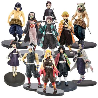 China Wholesale Japan Low Price Demon Slayer Doll Boxed Figures Ornaments Kimetsu No Yaiba Anime Action Figures for sale