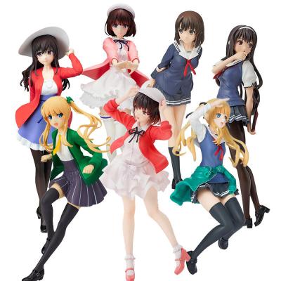 China Japan Heroine Saenai No Cute Anime Action Number Sodatekata Girls Japanese Anime PVC Figures for sale