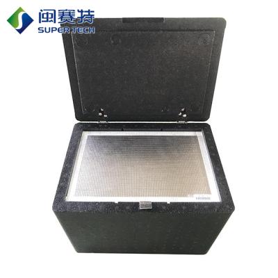 China Waterproof PPE Vacuum Insulated Panel Ice Chest Thermal Packaging Blood Vaccine Storage Carrier Cold Box for sale