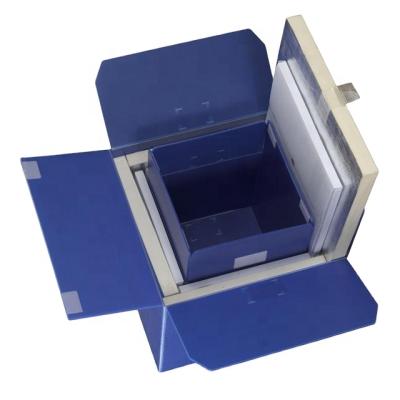 China Insulation Cooler Box Waterproof Folding Cold Box For Vaccine Delivery Blood Sample Delivery for sale